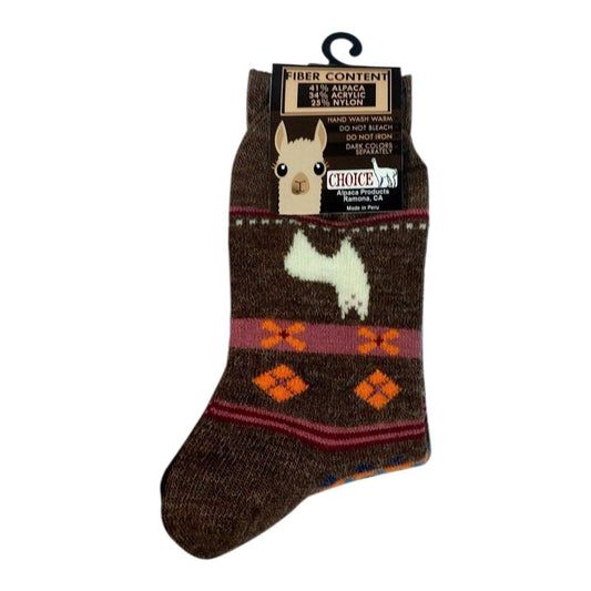 Alpaca watching socks (child)